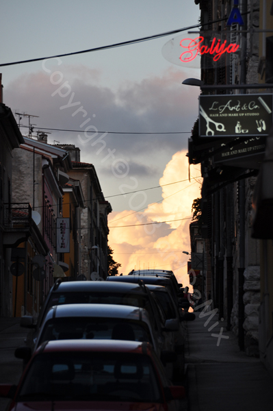 mystischer sonnenuntergang